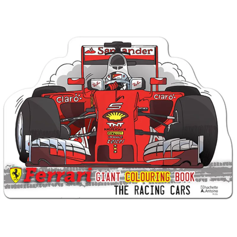 Ferrari Giant Coloring Book - The Racing Cars